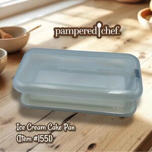 Pampered Chef Ice Cream Cake Pan #1551